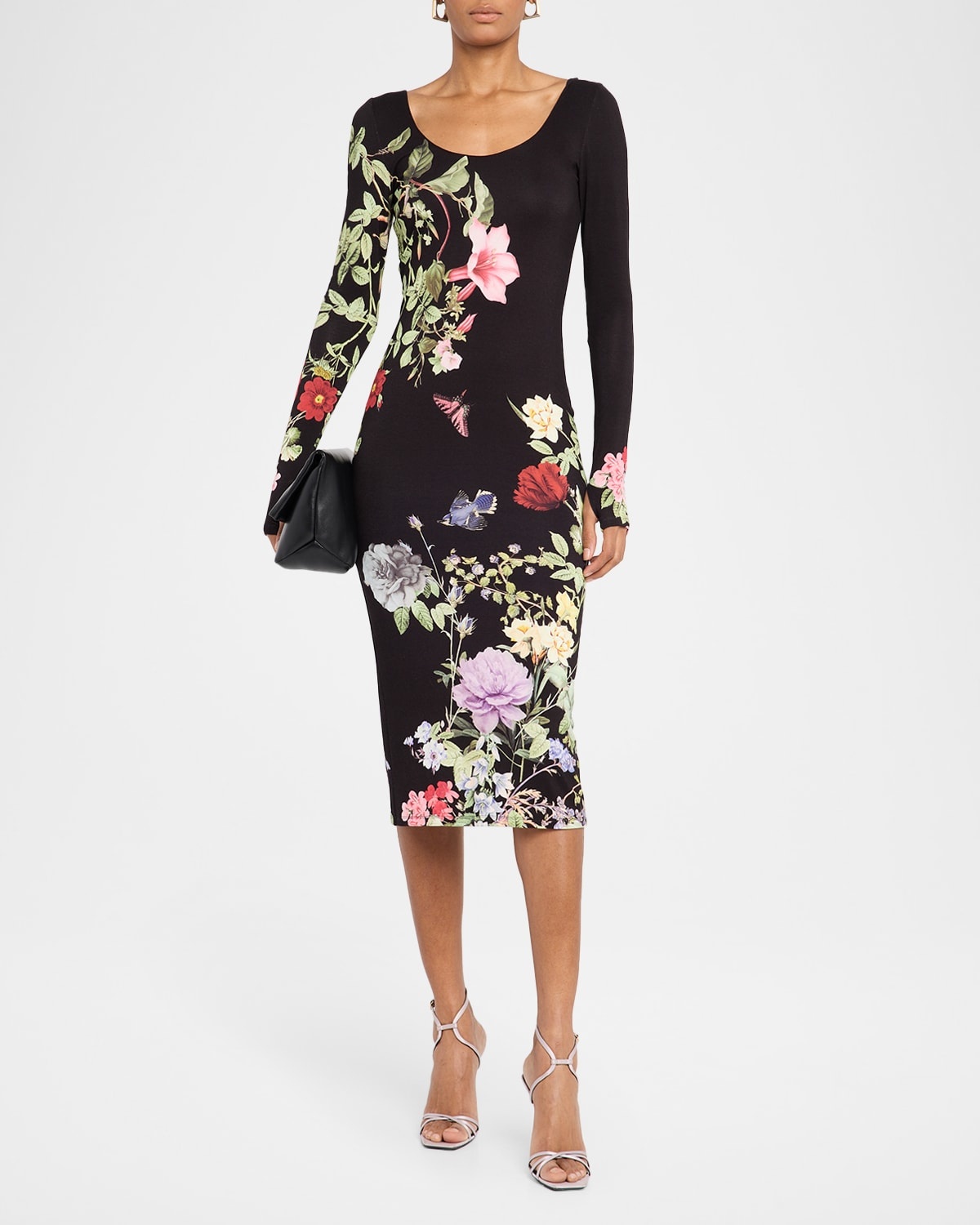 Delora Scoop-Neck Ankle Dress - 2