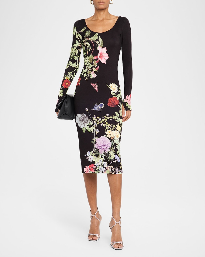 Alice + Olivia Delora Scoop-Neck Ankle Dress outlook