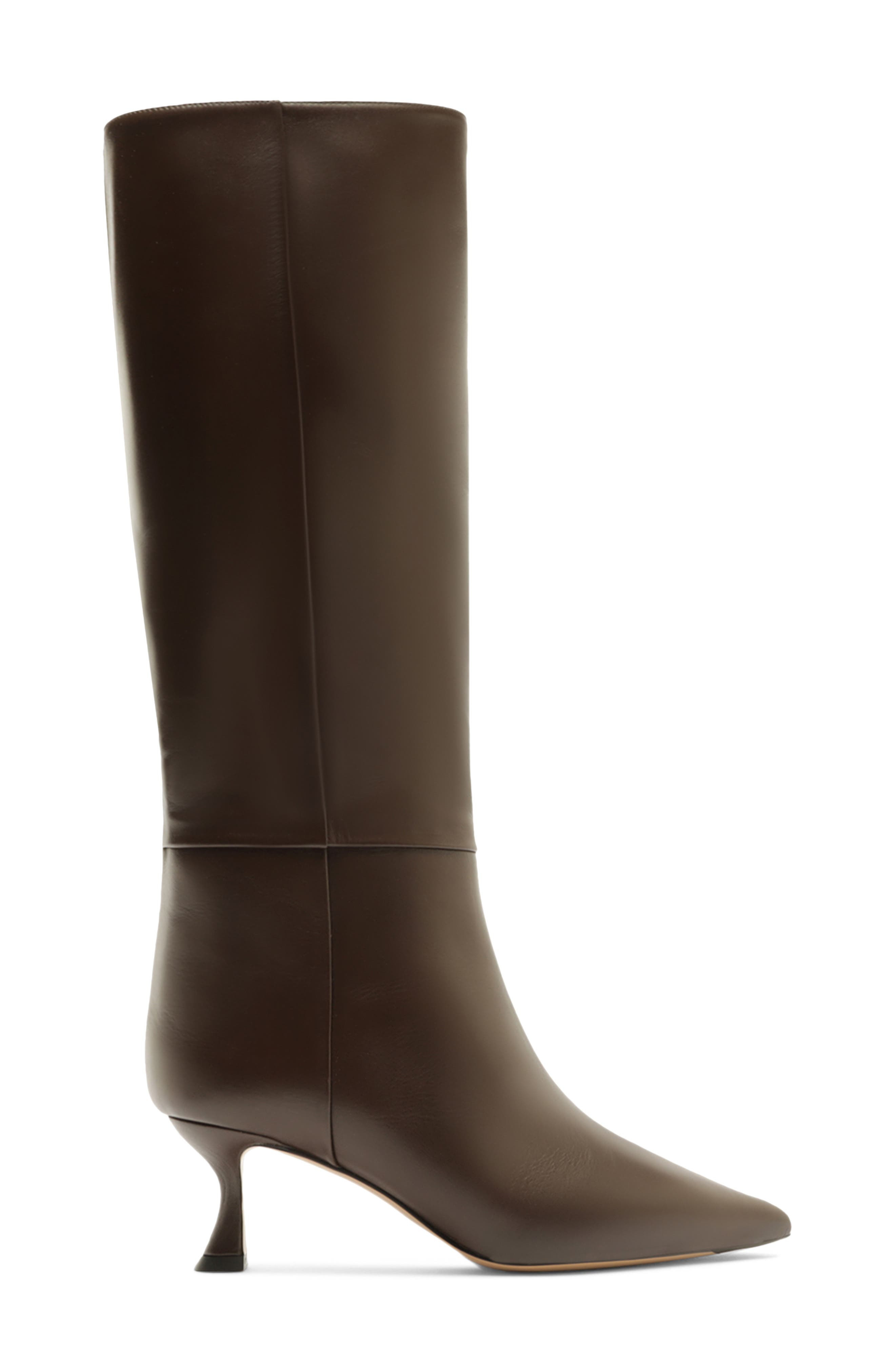 Alexandre Birman Brena Pointed Toe Knee High Boot in Brown at Nordstrom - 3