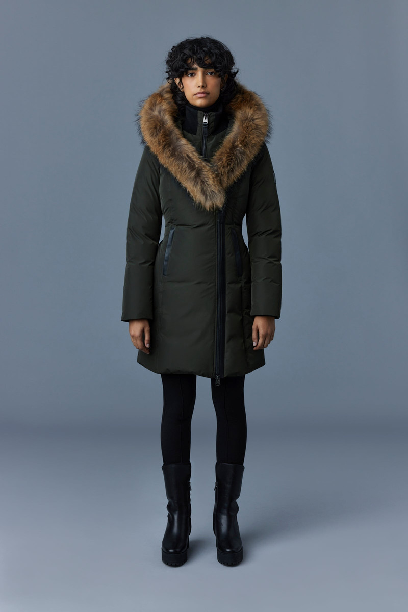 MACKAGE KAY down coat with natural fur Signature Mackage Collar outlook