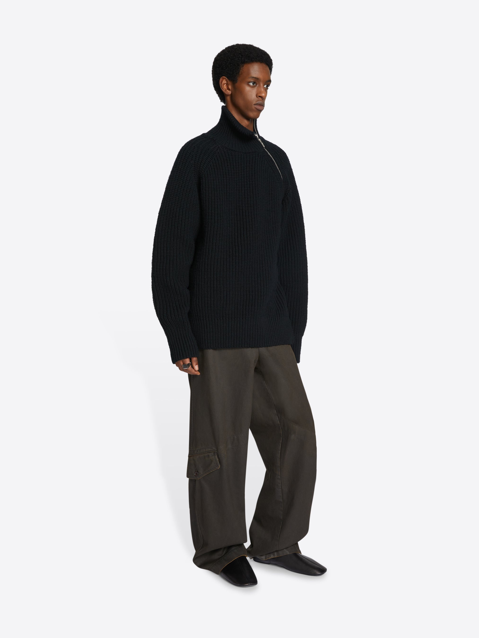 ZIPPED SWEATER - 3