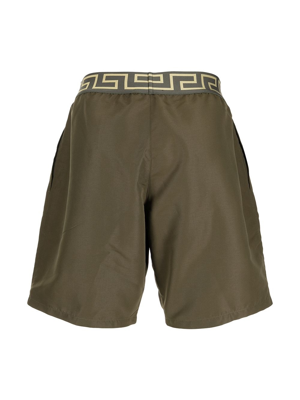 Greca waistband swimming shorts - 2