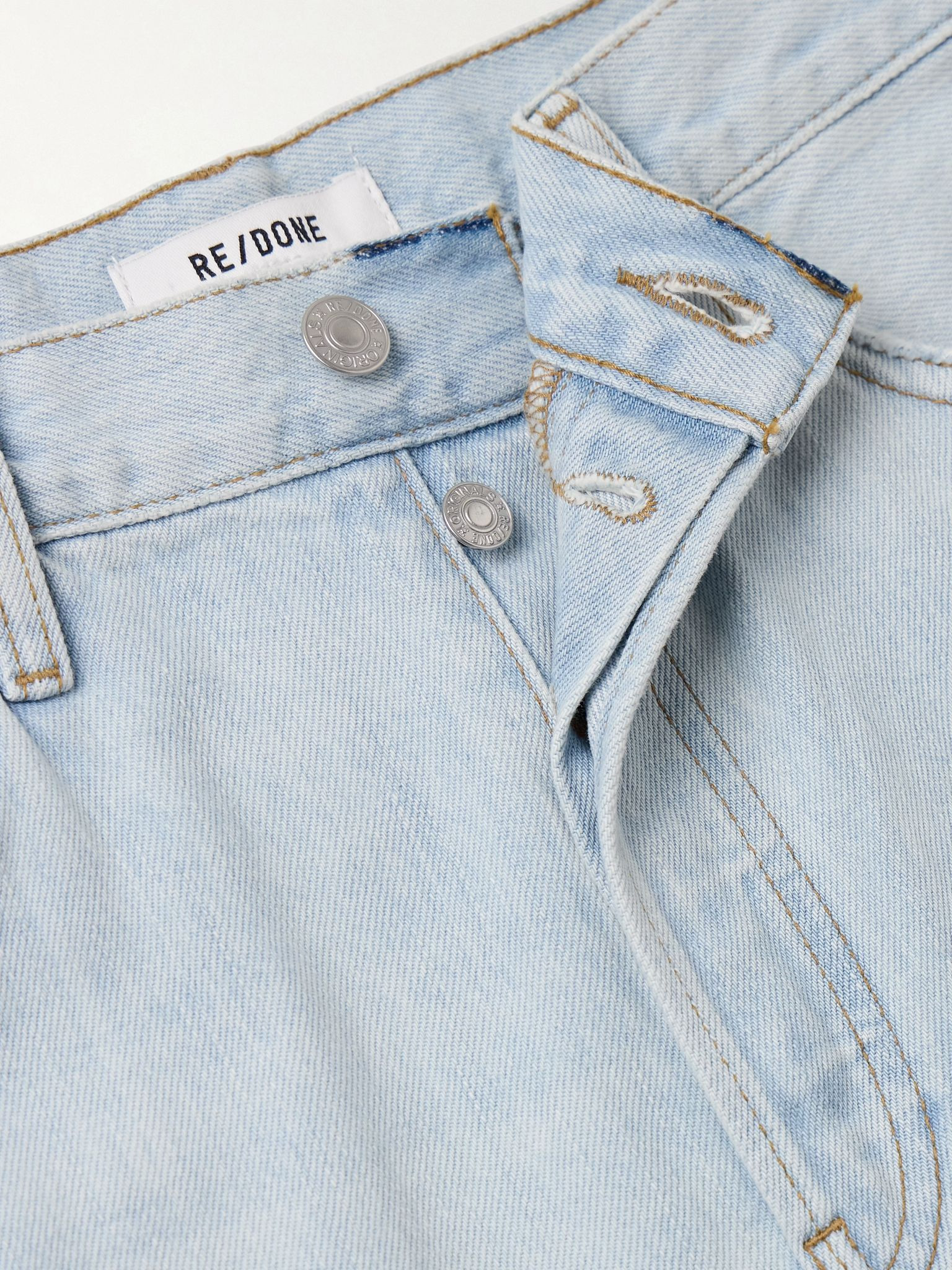 90s Loose high-rise straight-leg jeans Light denim - 5
