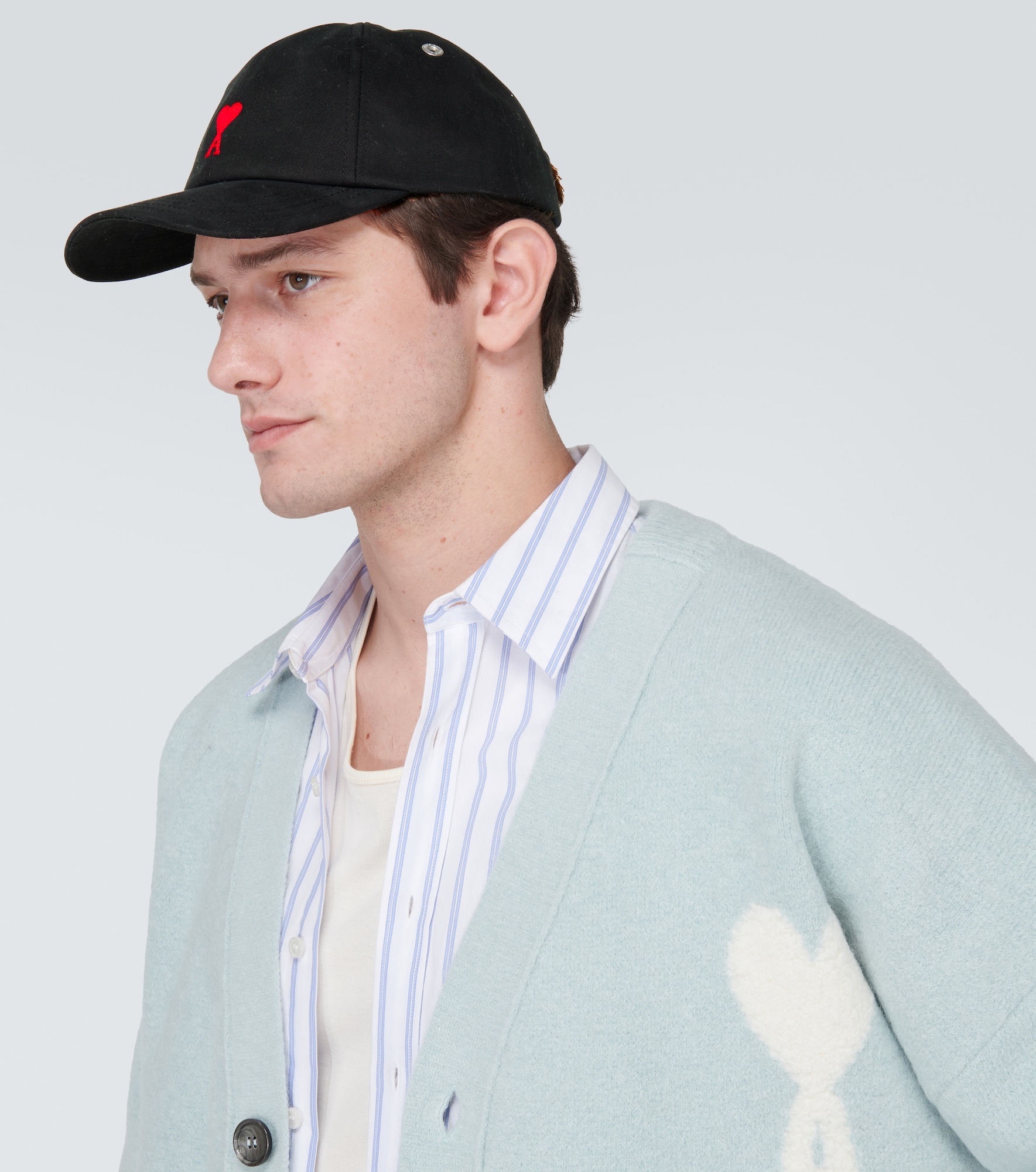 Ami De Cœur cotton canvas cap - 3