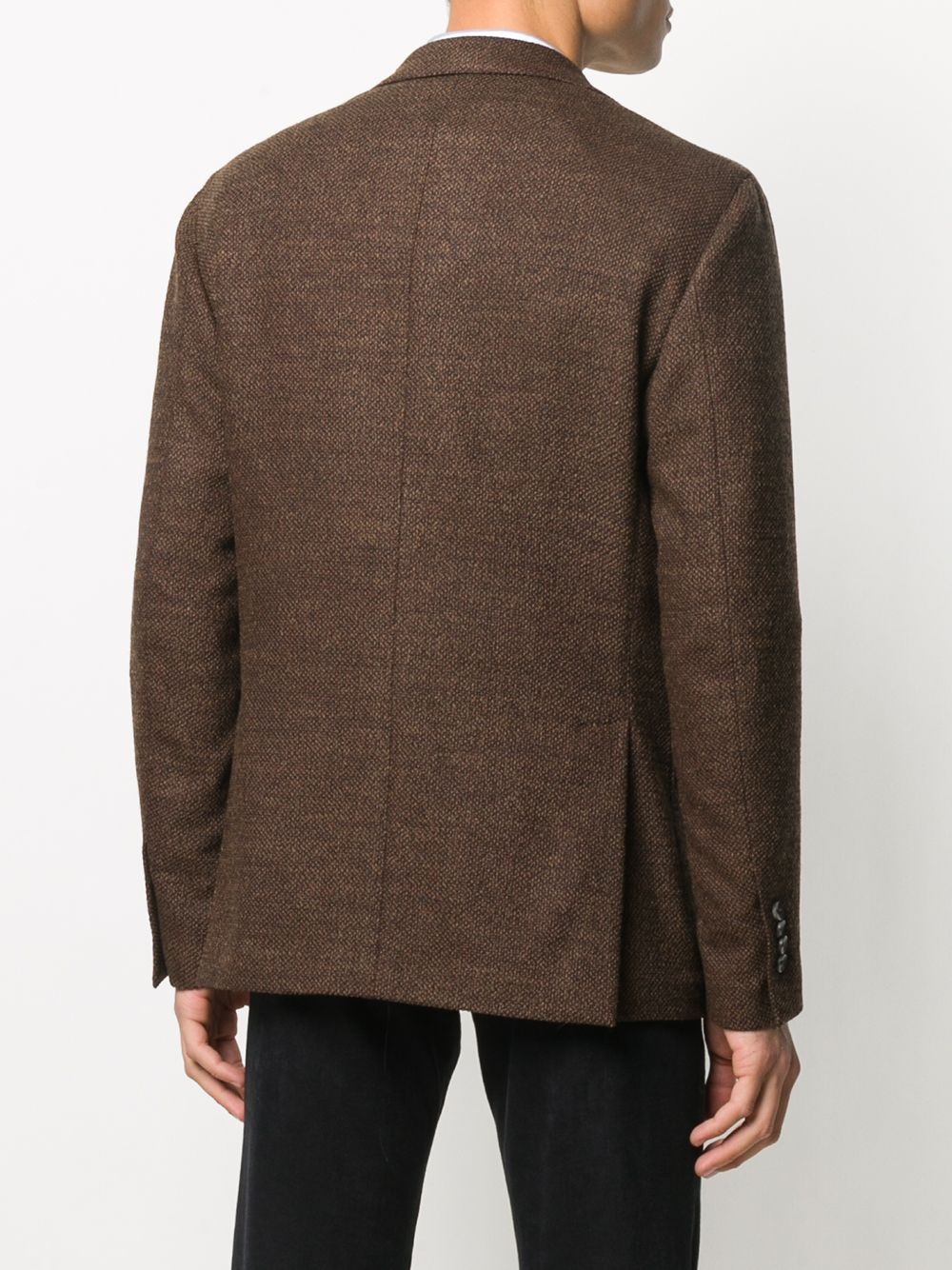 single-breasted wool blazer - 4