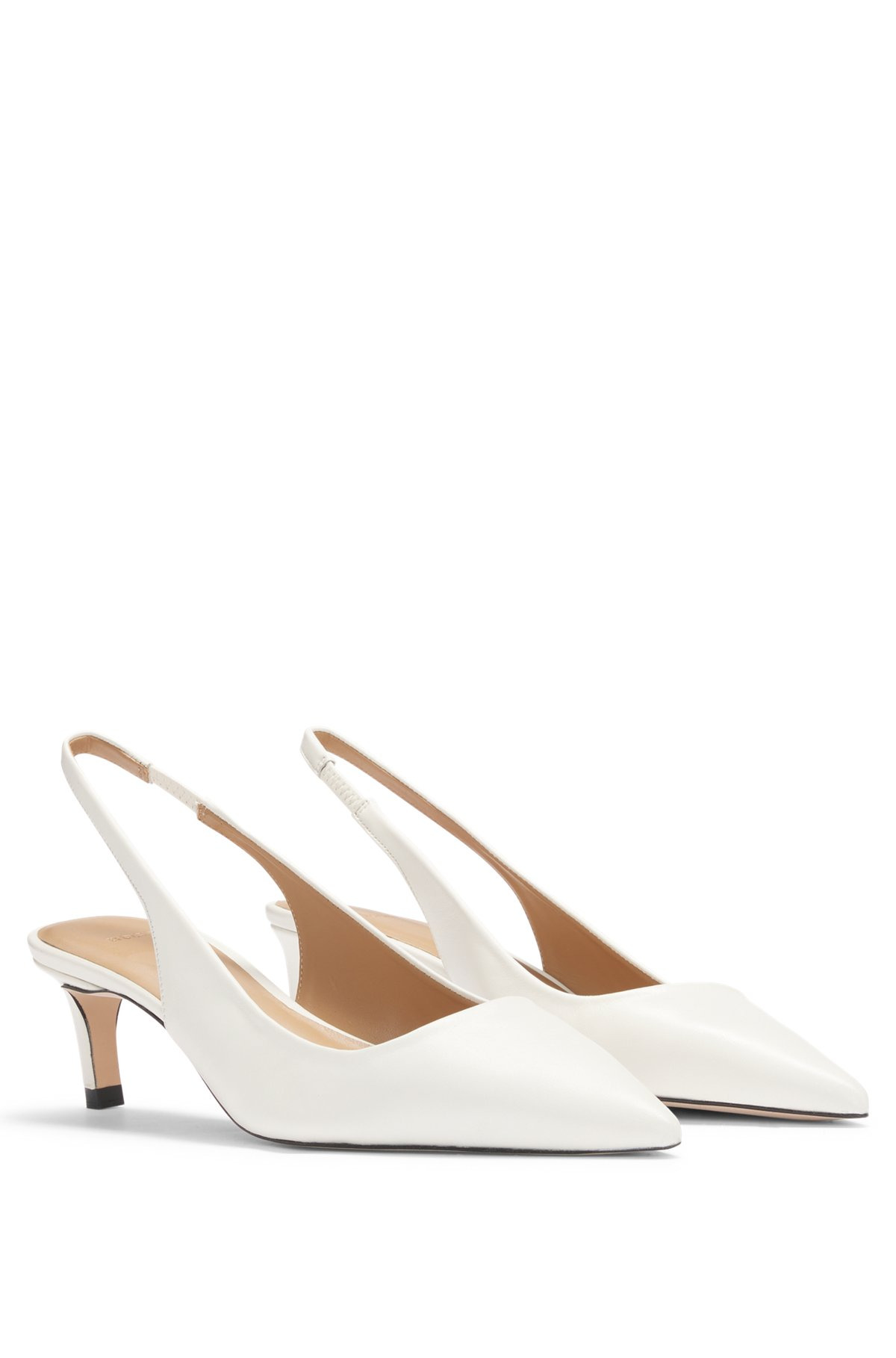 SLINGBACK PUMPS IN NAPPA LEATHER - 2