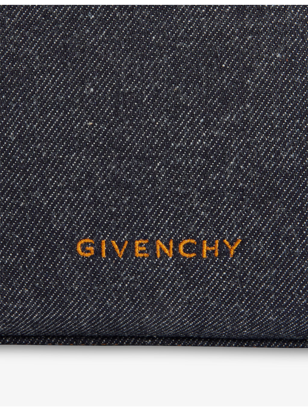 Logo-Embroidered Day Denim Pouch - 5