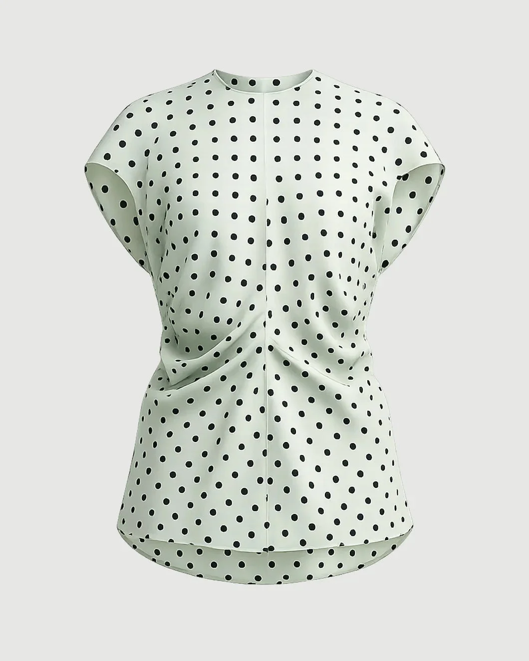 POLKA RHYTHM CREPE DE CHINE BLOUSE - 1