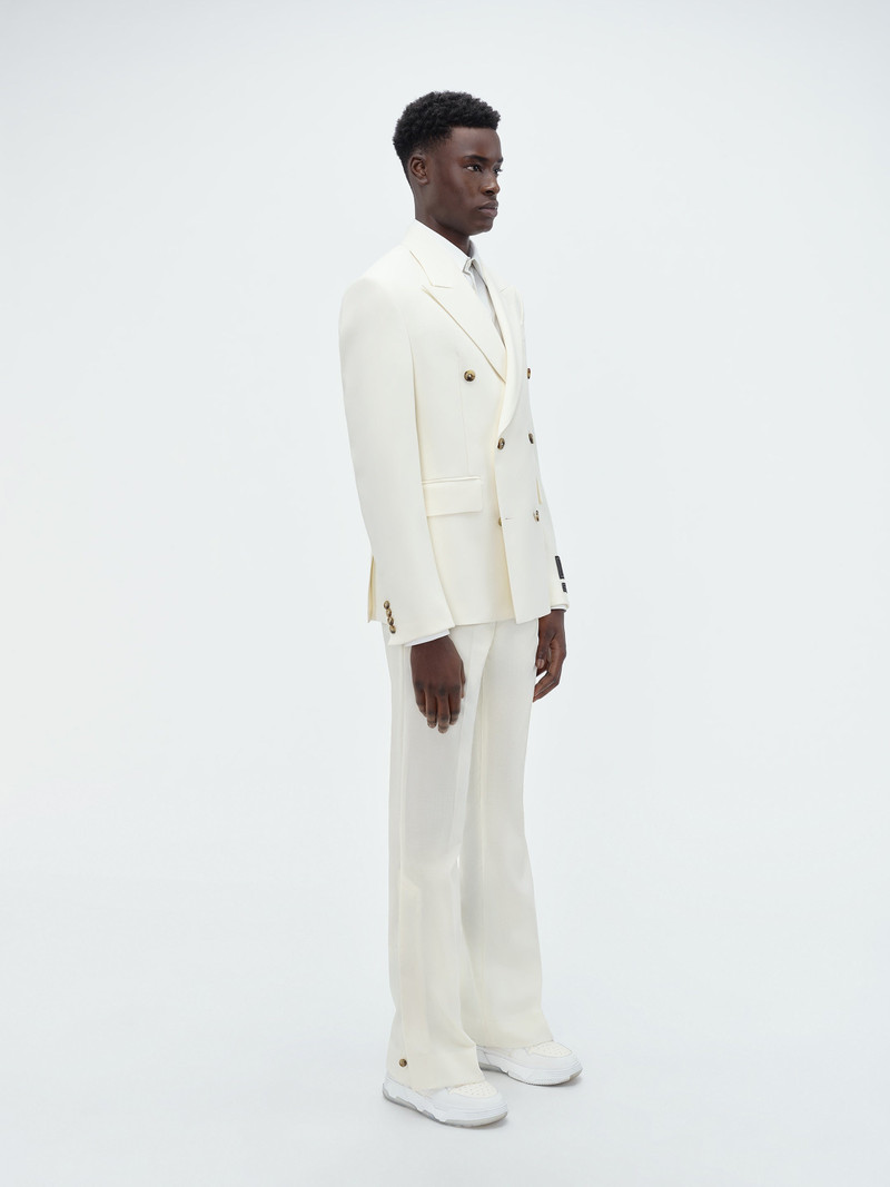 AMIRI DOUBLE BREAST BLAZER-ALABASTER outlook