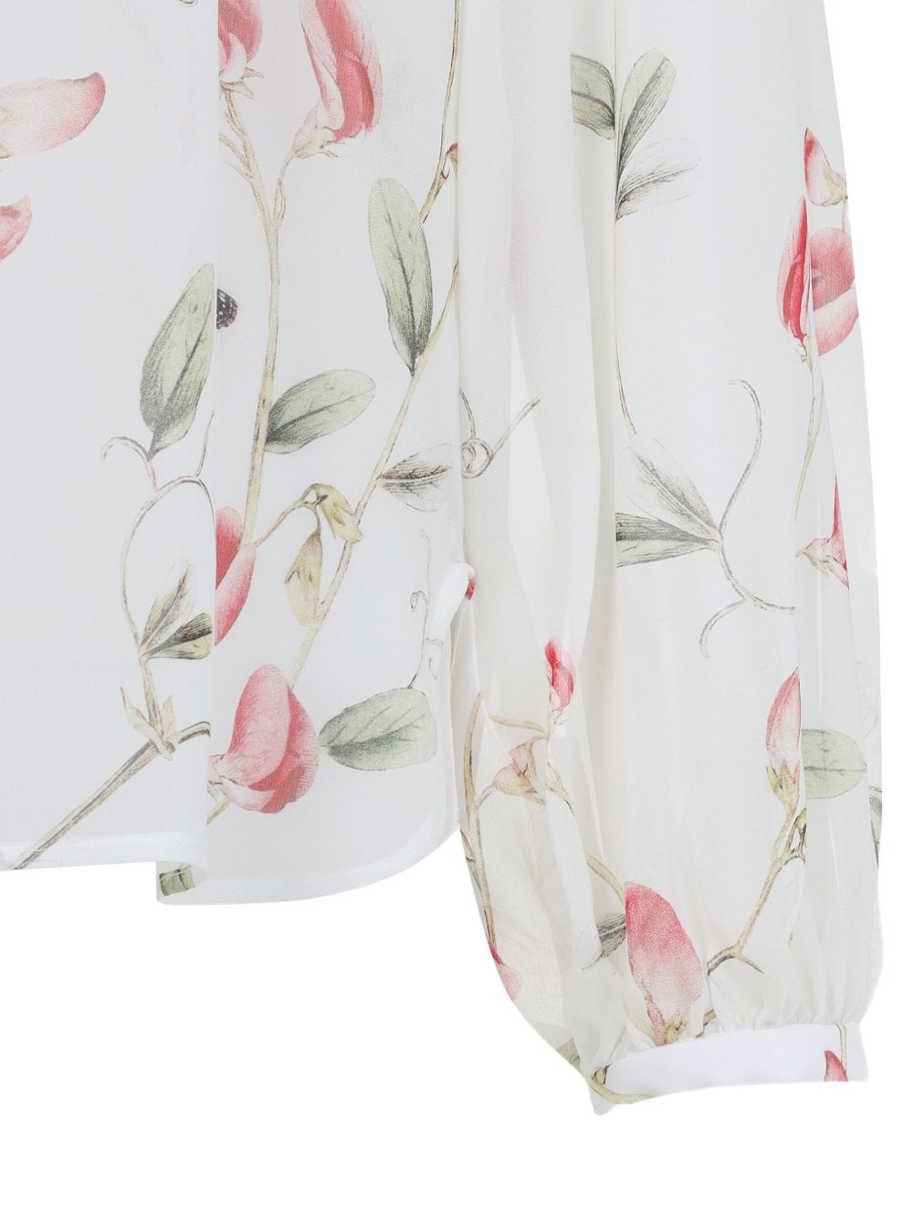 floral-print blouse - 3