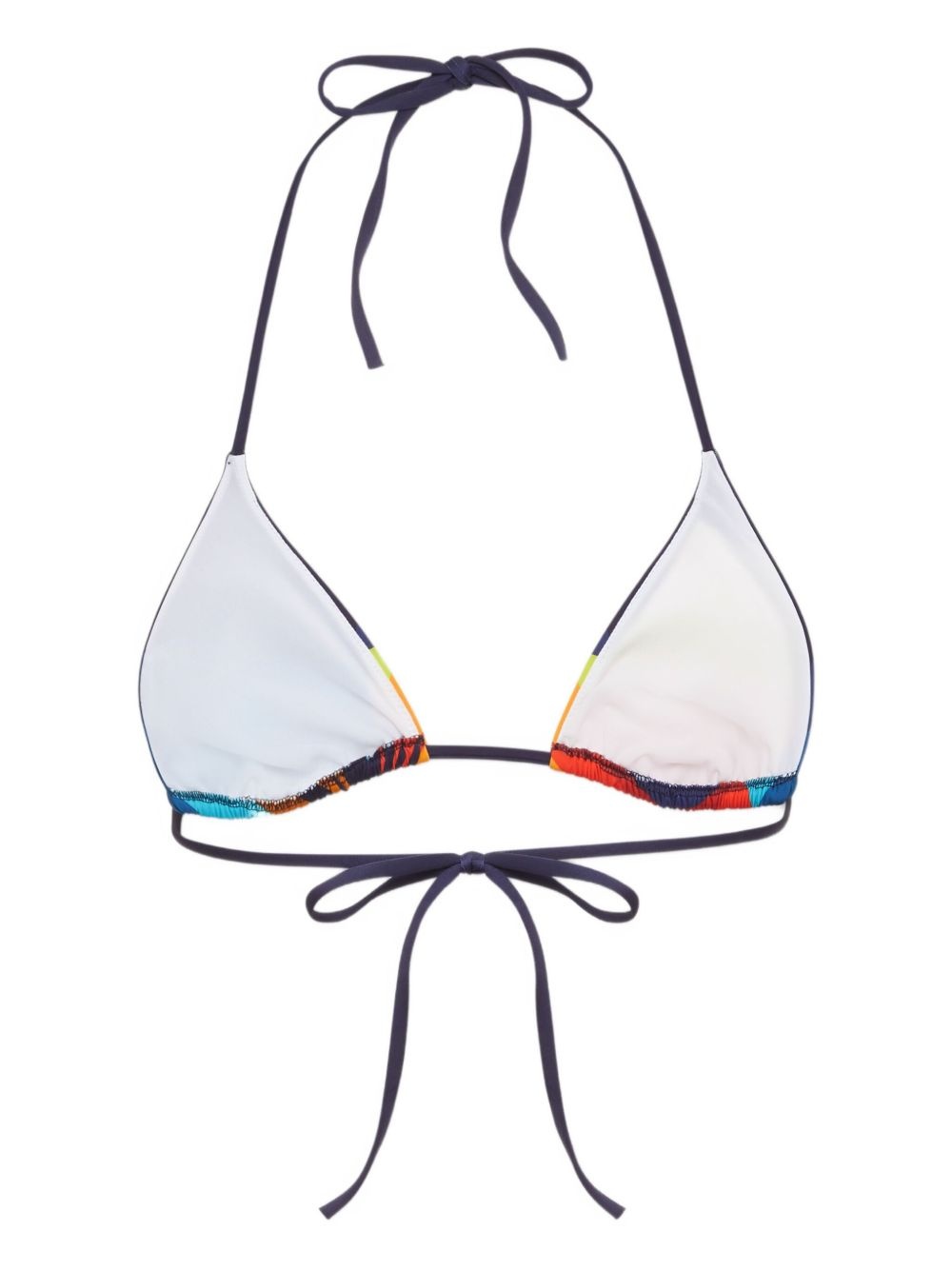 graphic-print bikini top - 2