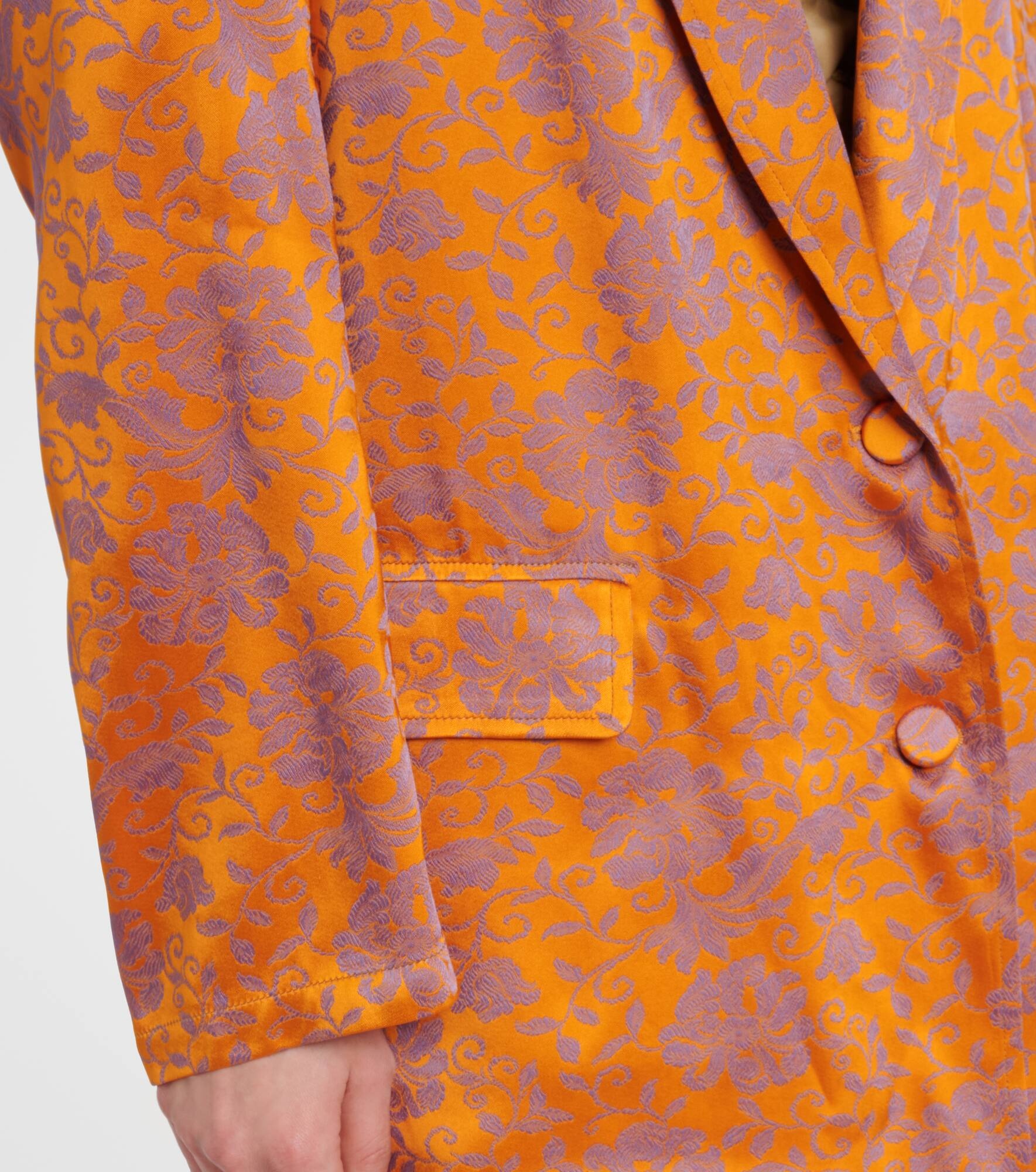Floral jacquard blazer - 5
