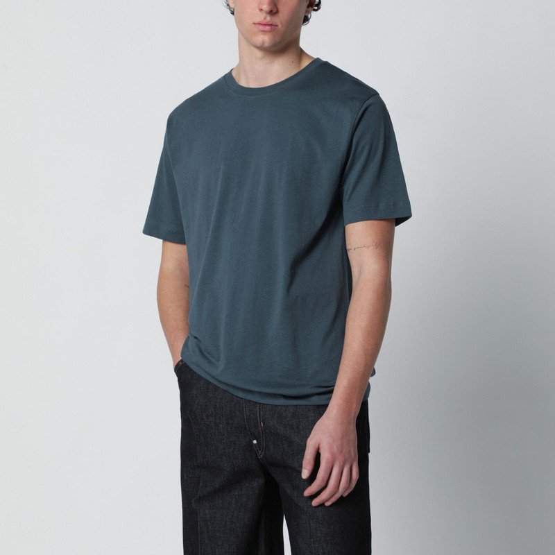 Petrol green cotton T-shirt 1