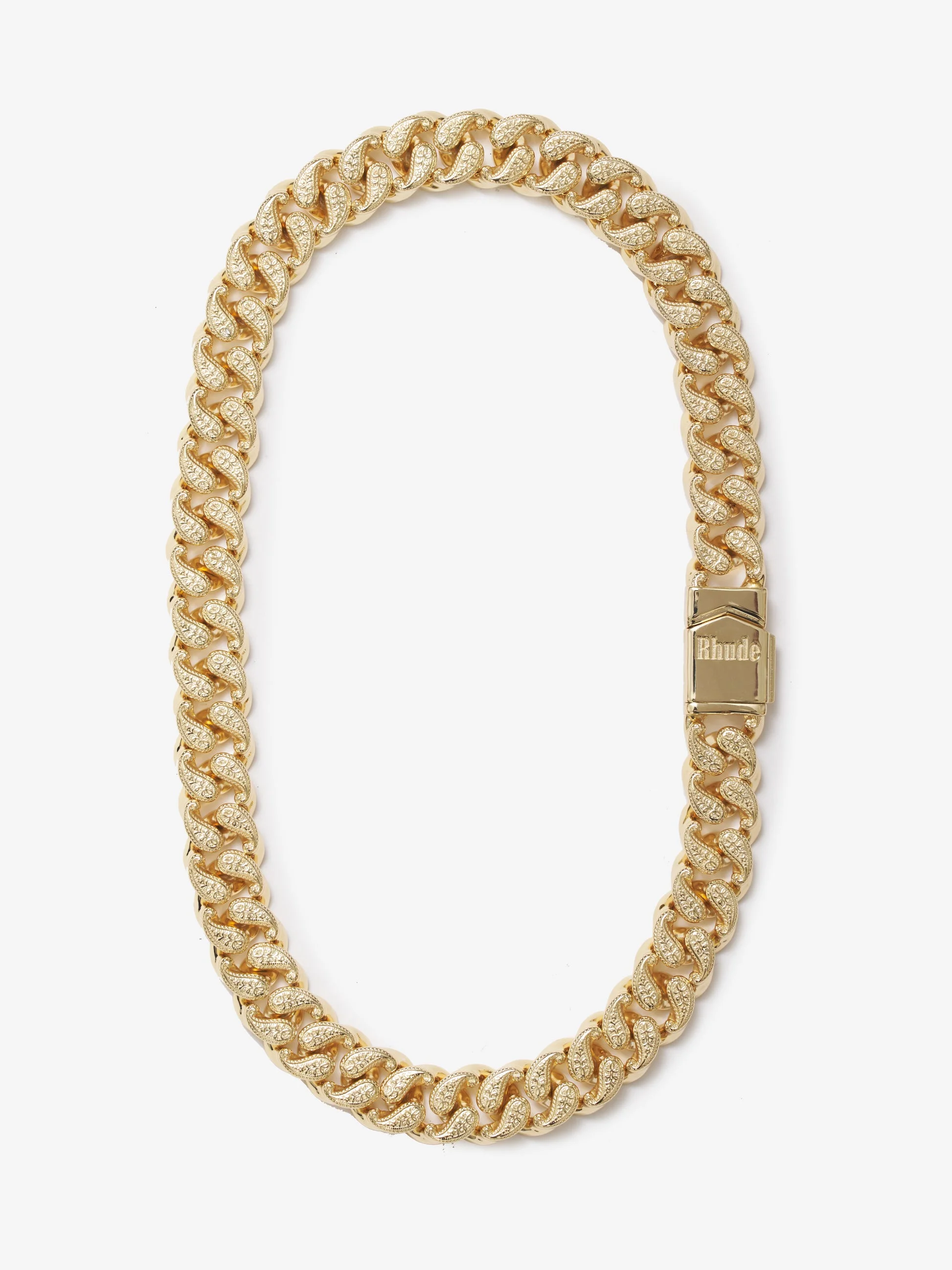 PAISLEY CUBAN LINK NECKLACE - 1