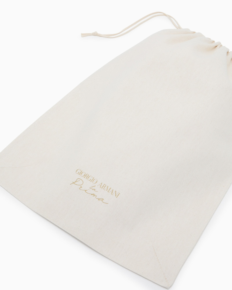 Small la Prima soft baguette bag in nappa leather 9