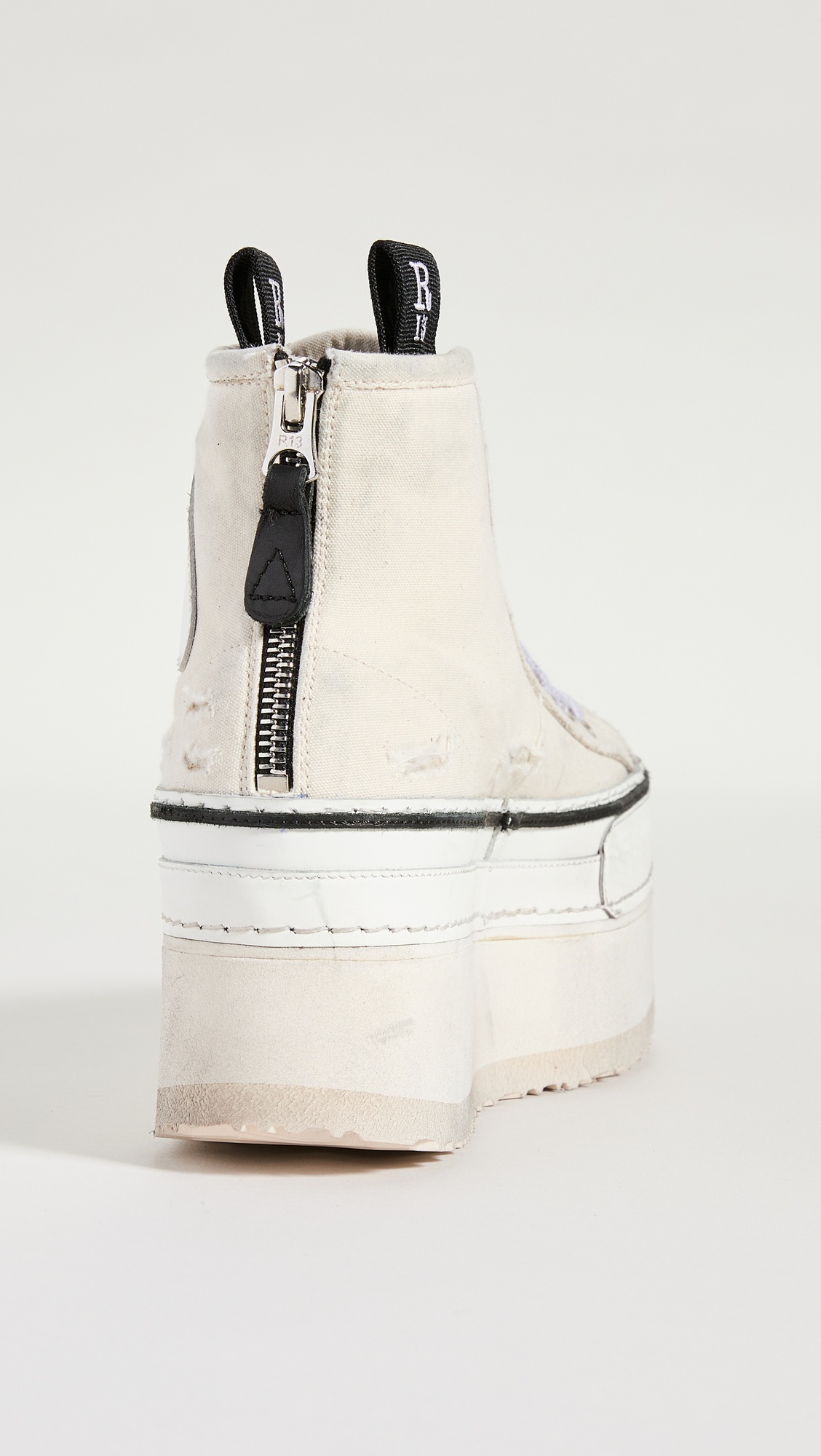 Platform High Top Sneakers - 4