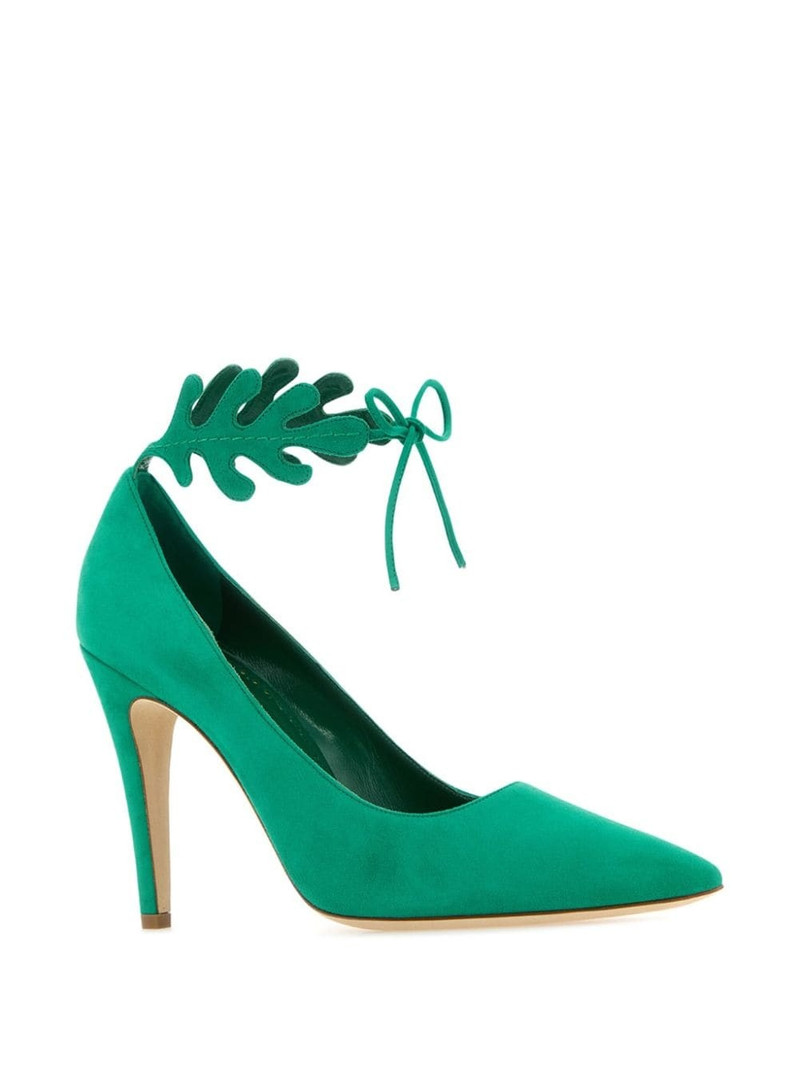 Manolo Blahnik 105mm leather pumps outlook