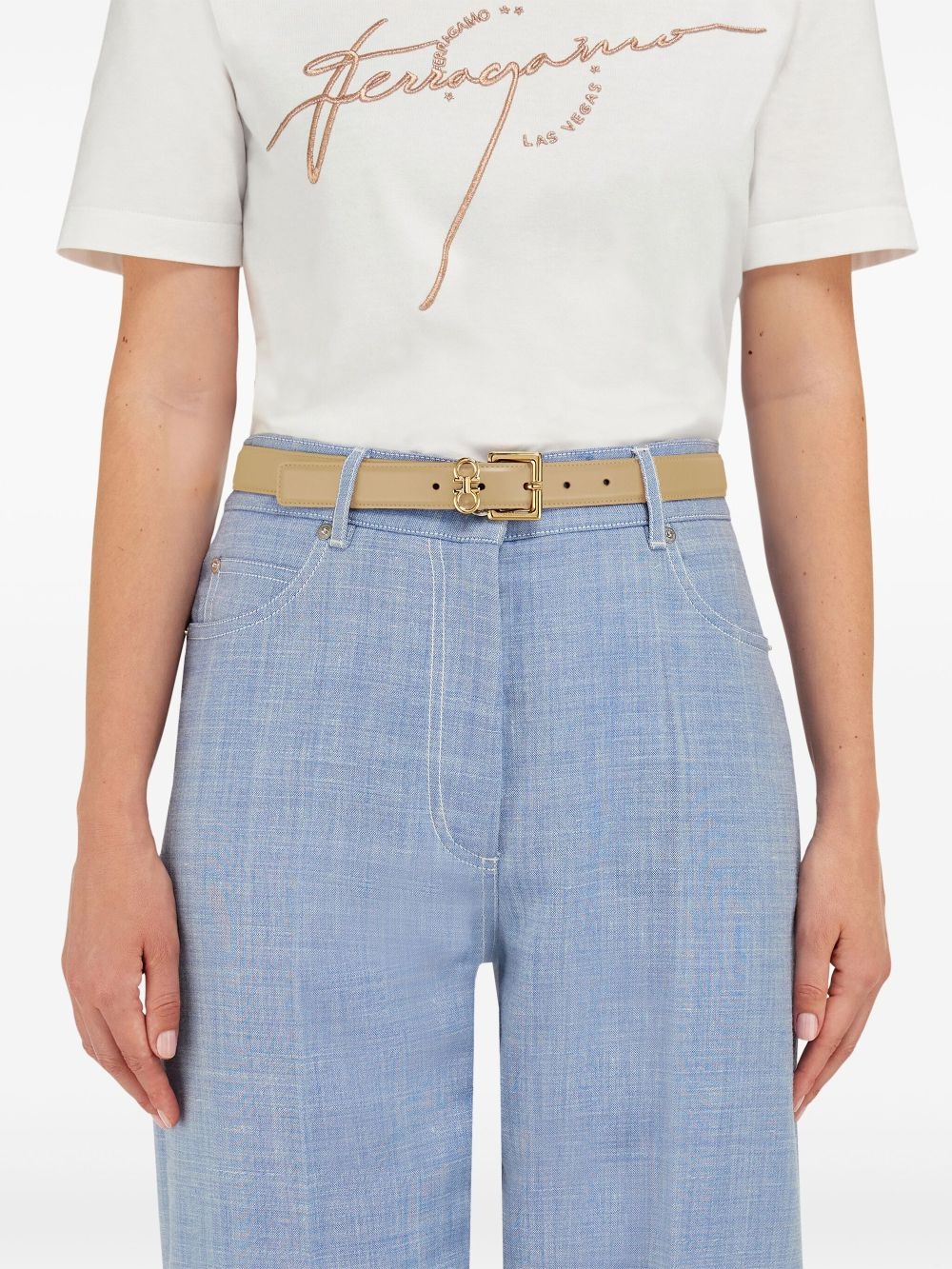 Double Gancini belt - 4