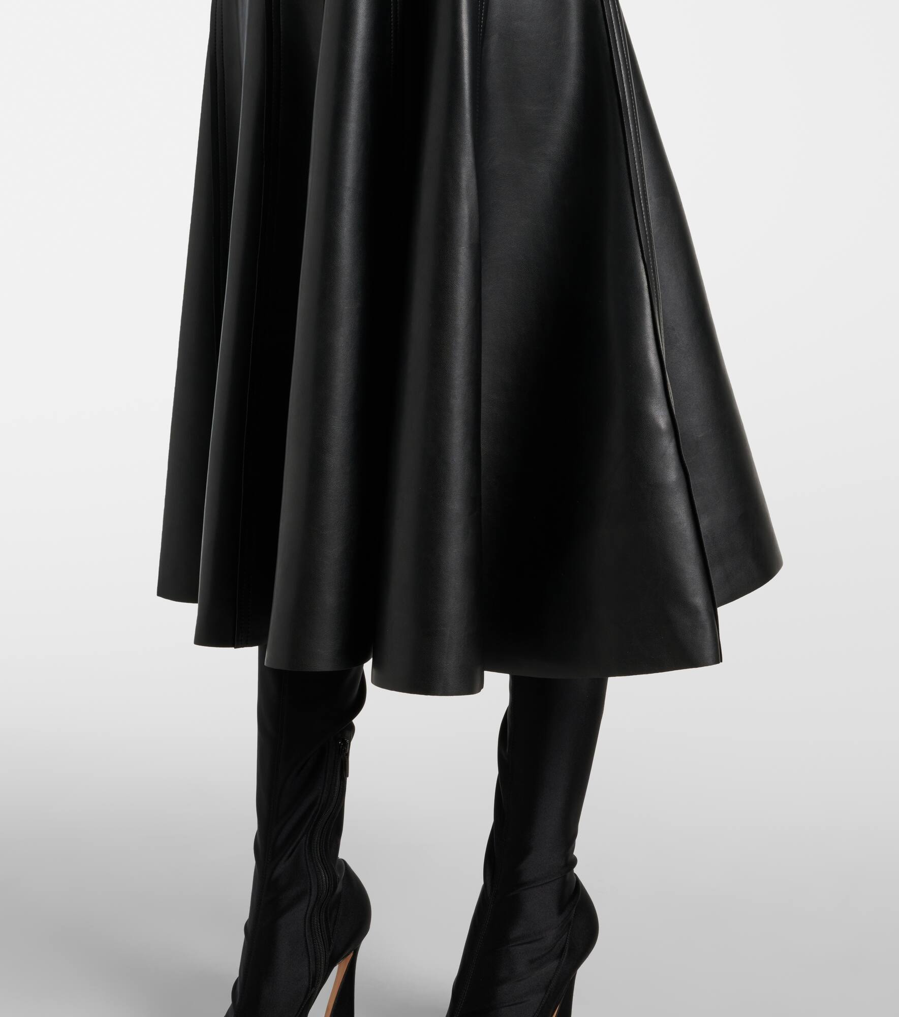 Grace faux leather dress - 5
