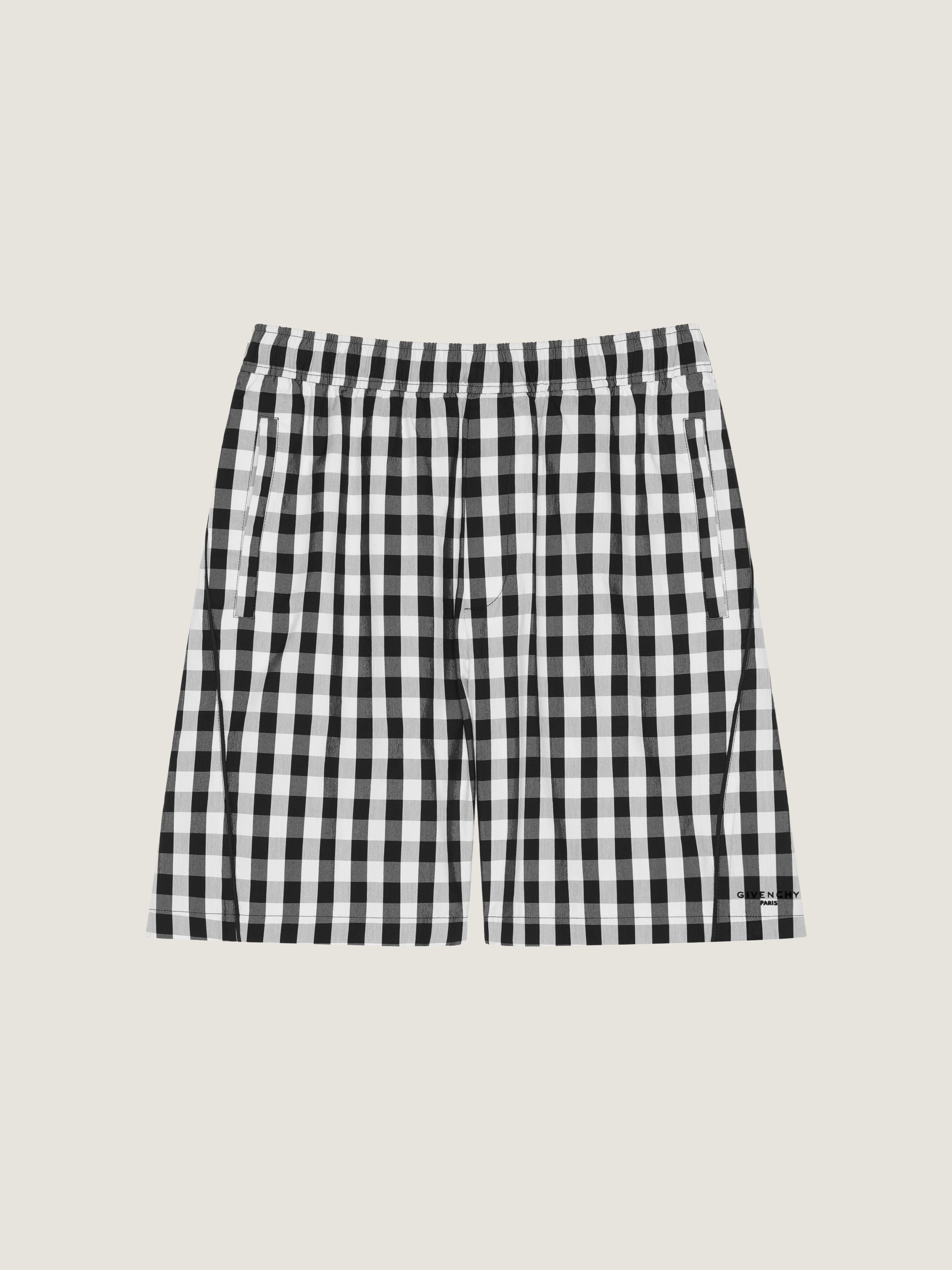 GINGHAM BERMUDA SHORTS IN COTTON - 1