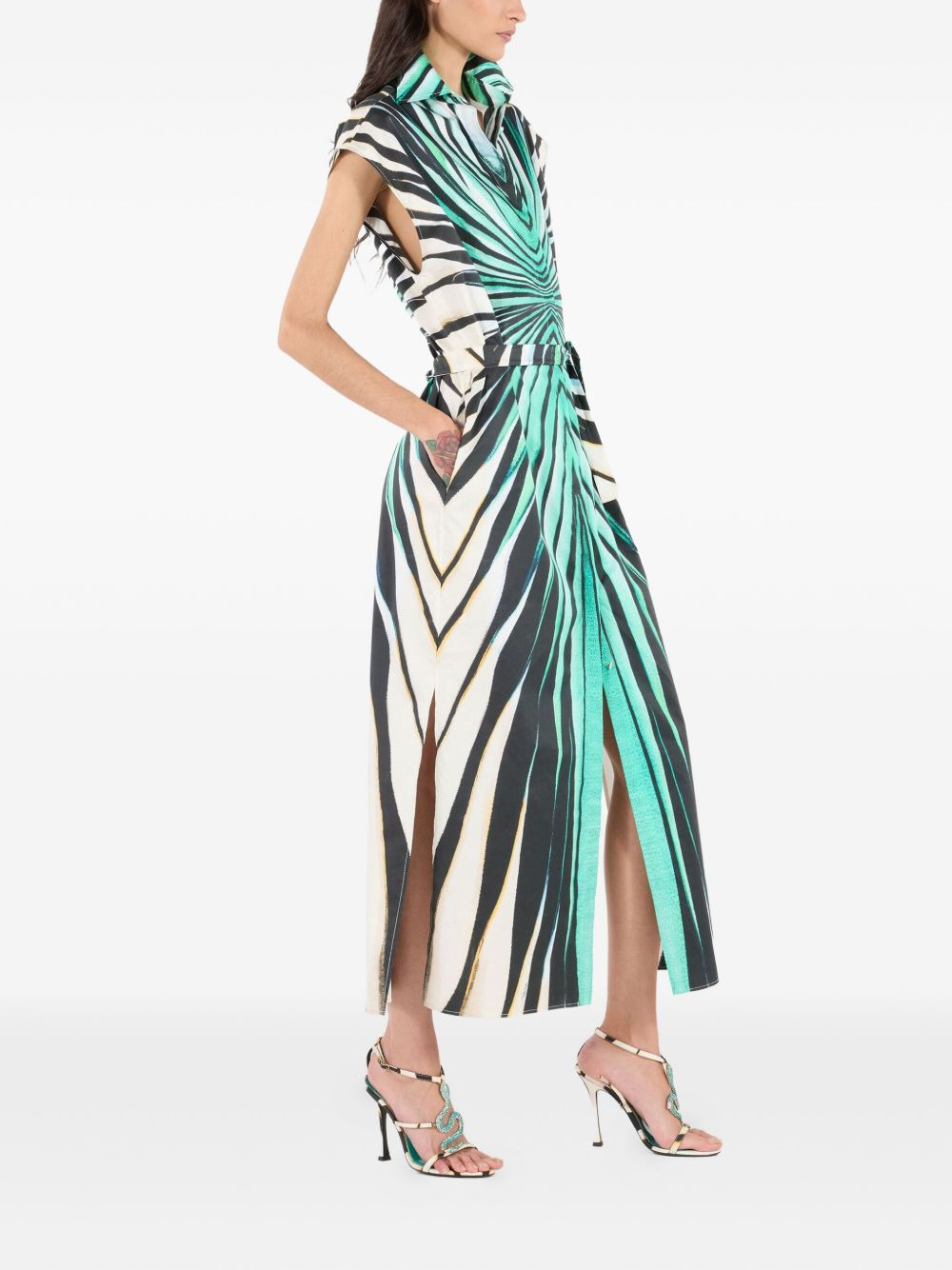 printed midi dress - 3