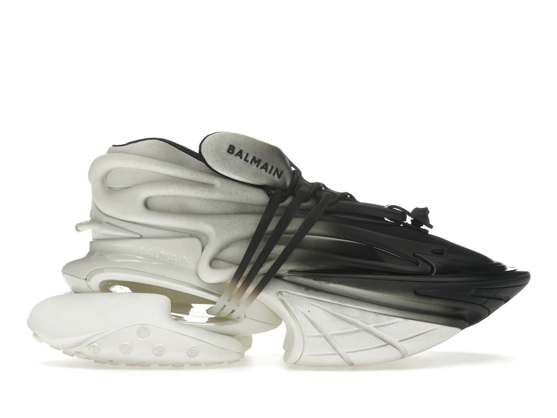 Balmain Unicorn Low-Top White Black Gradiant - 1