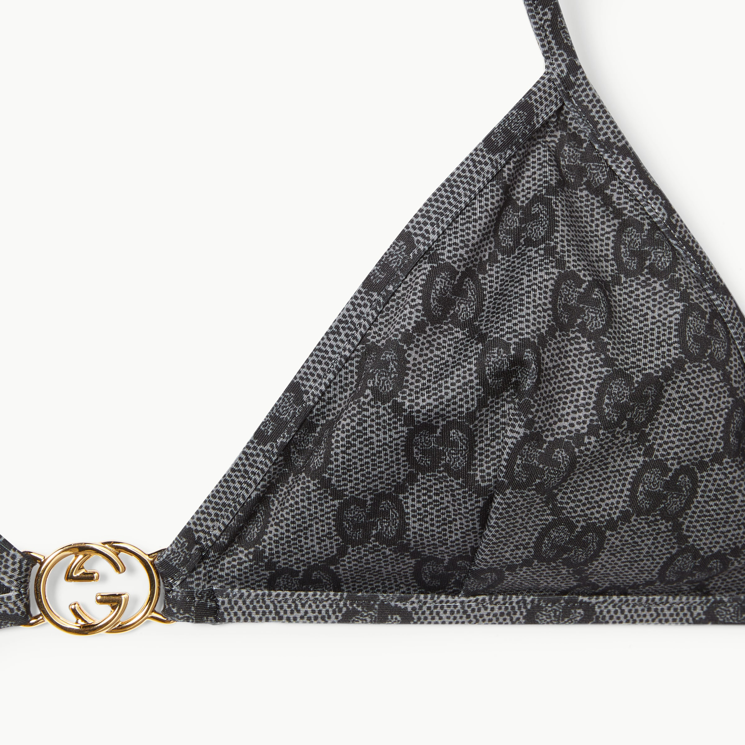 Printed GG stretch jersey bikini - 6