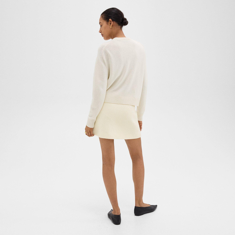 Theory High-Waist Mini Skirt in Tweed outlook