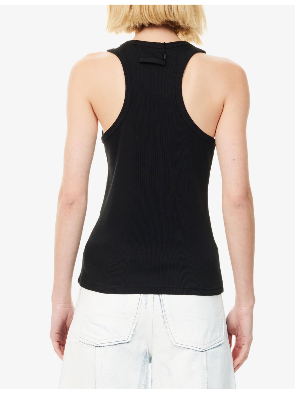 Ribbed Sleeveless Cotton-Jersey Top - 4