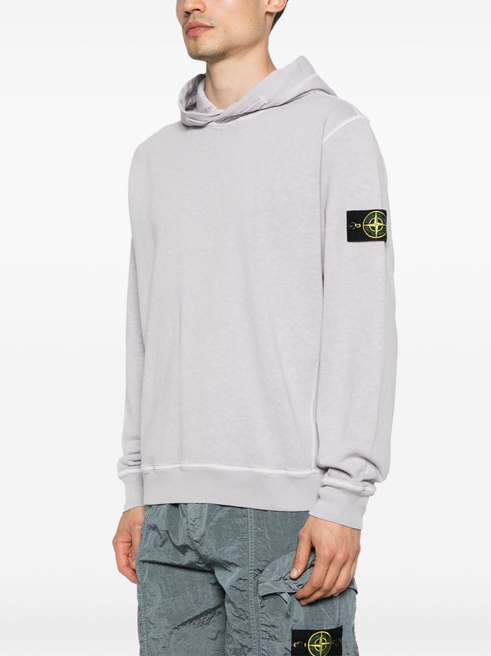 Compass-badge hoodie - 3