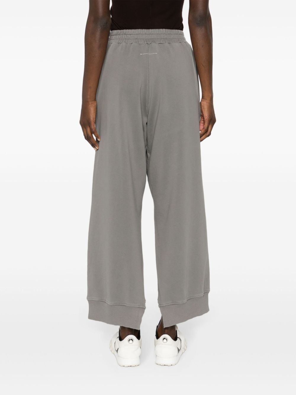 straight-leg cotton track pants - 4