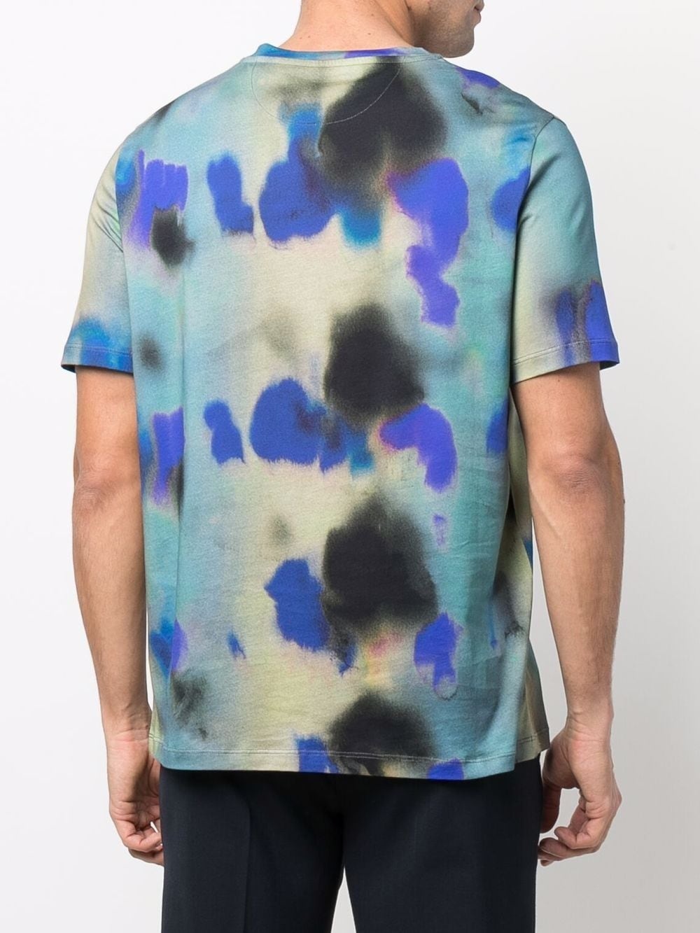 Ink Spill abstract-print T-shirt - 4