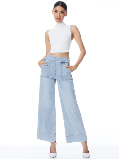 Alice + Olivia DONALD HIGH WAISTED JEAN outlook