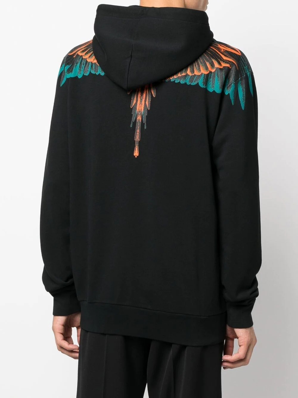 Wings-print pullover hoodie - 4