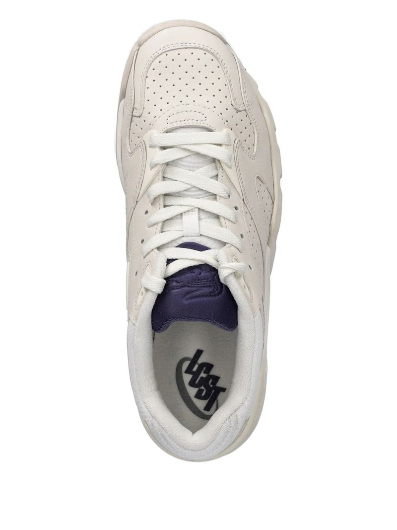 LACOSTE perforated leather sneakers outlook