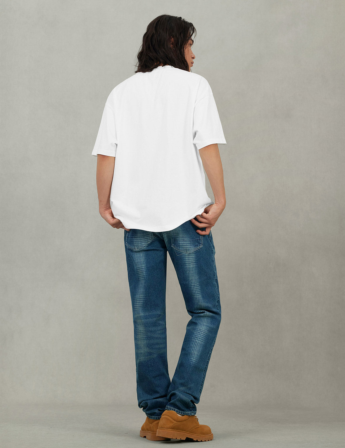 Sashiko Daruma and Seagull Relax Fit T-Shirt - 6