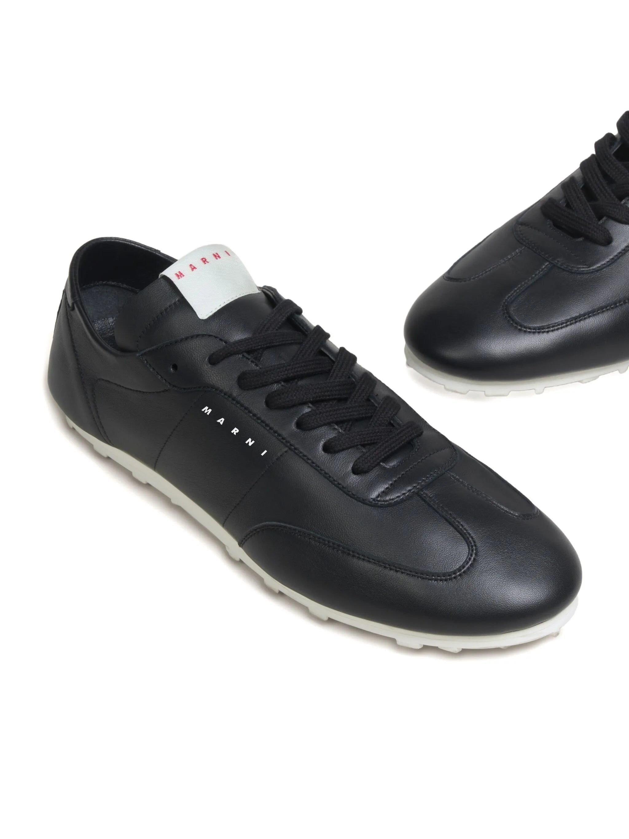 Marni Leather Sneakers - 4