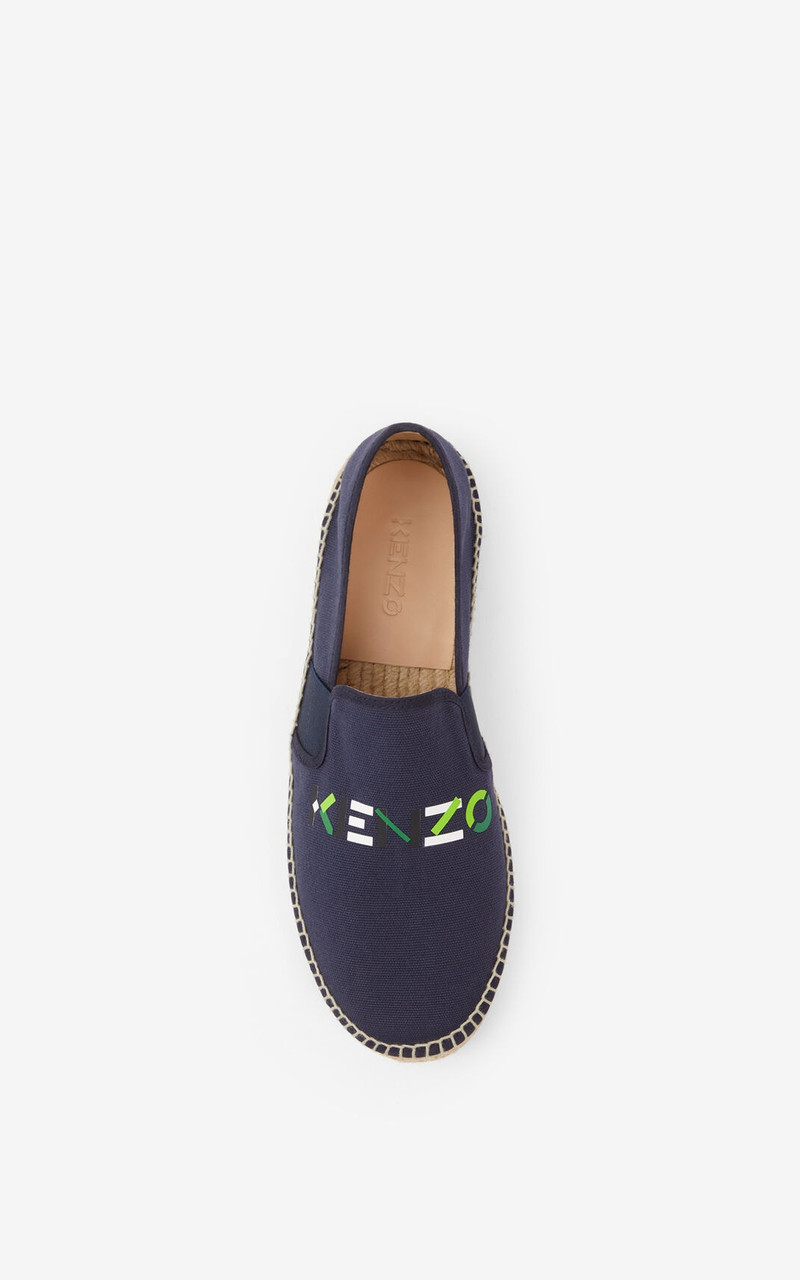 KENZO Logo elasticated espadrilles 2