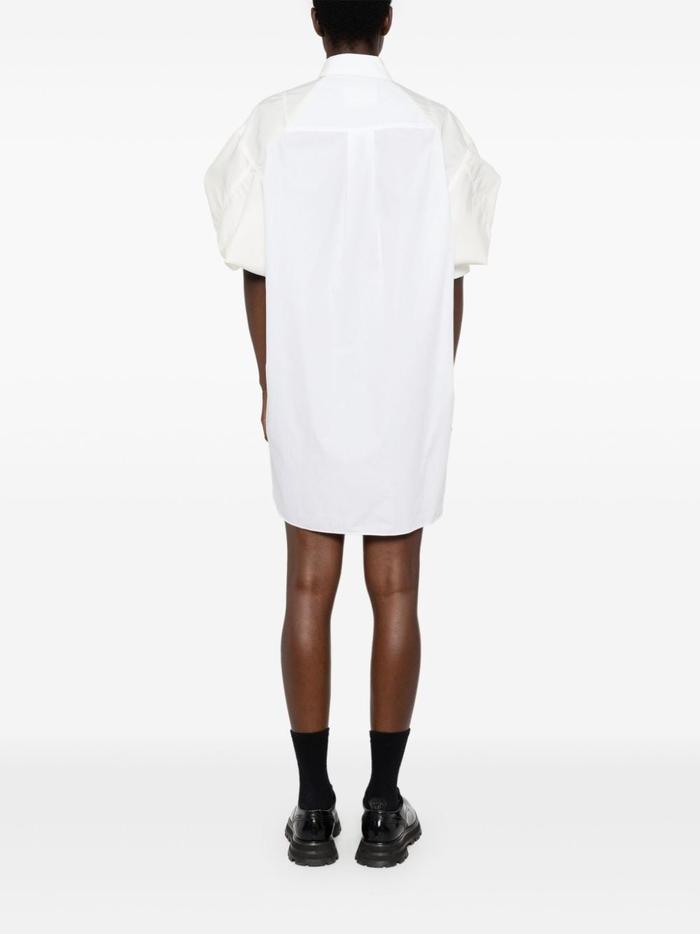 poplin mini dress - 4