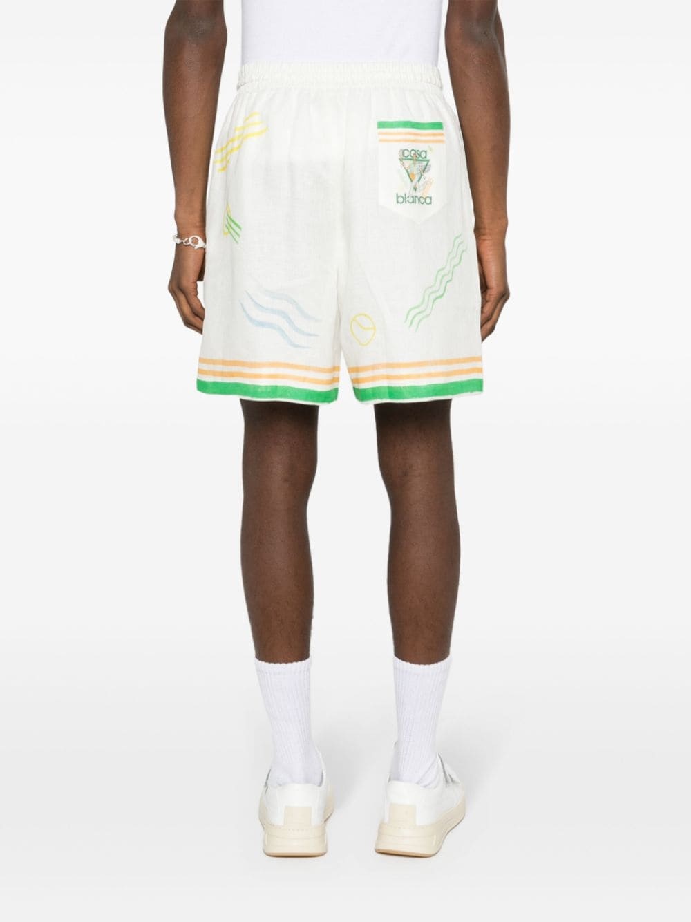 Le Jeu linen shorts - 4