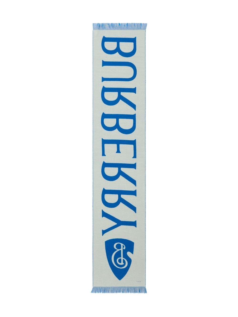 logo-jacquard scarf - 2