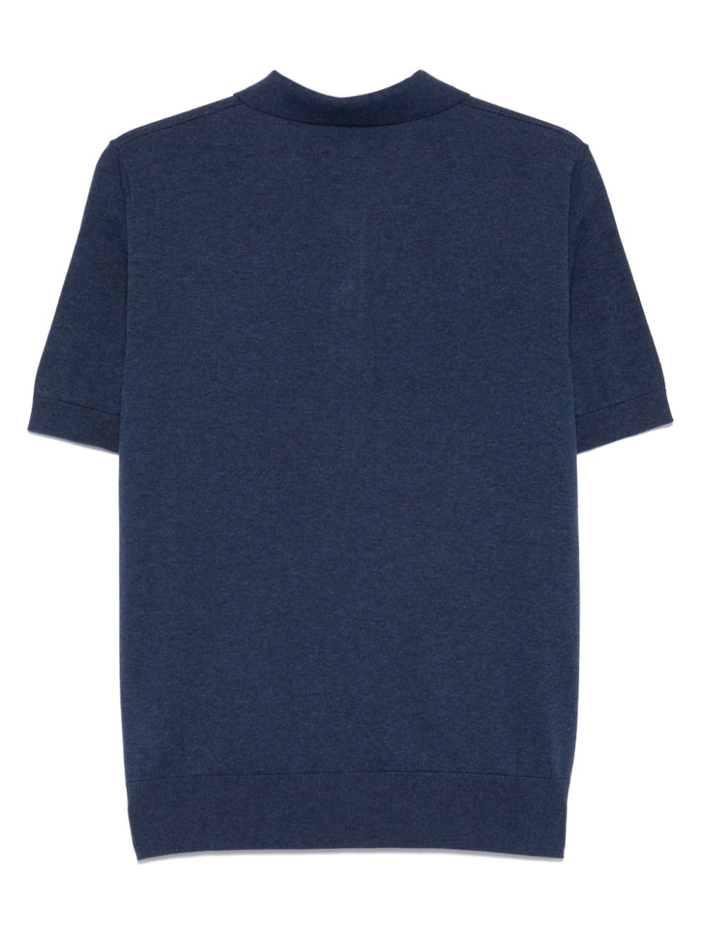 logo-patch polo shirt - 2