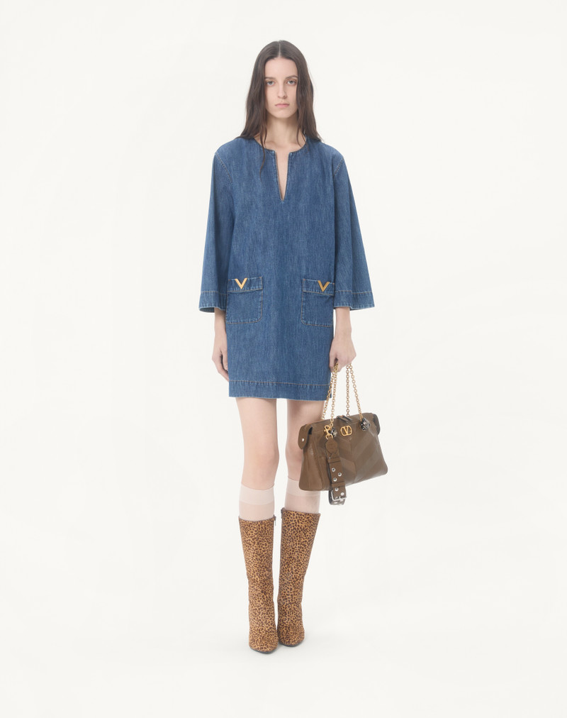 Valentino DENIM CHAMBRAY DRESS outlook