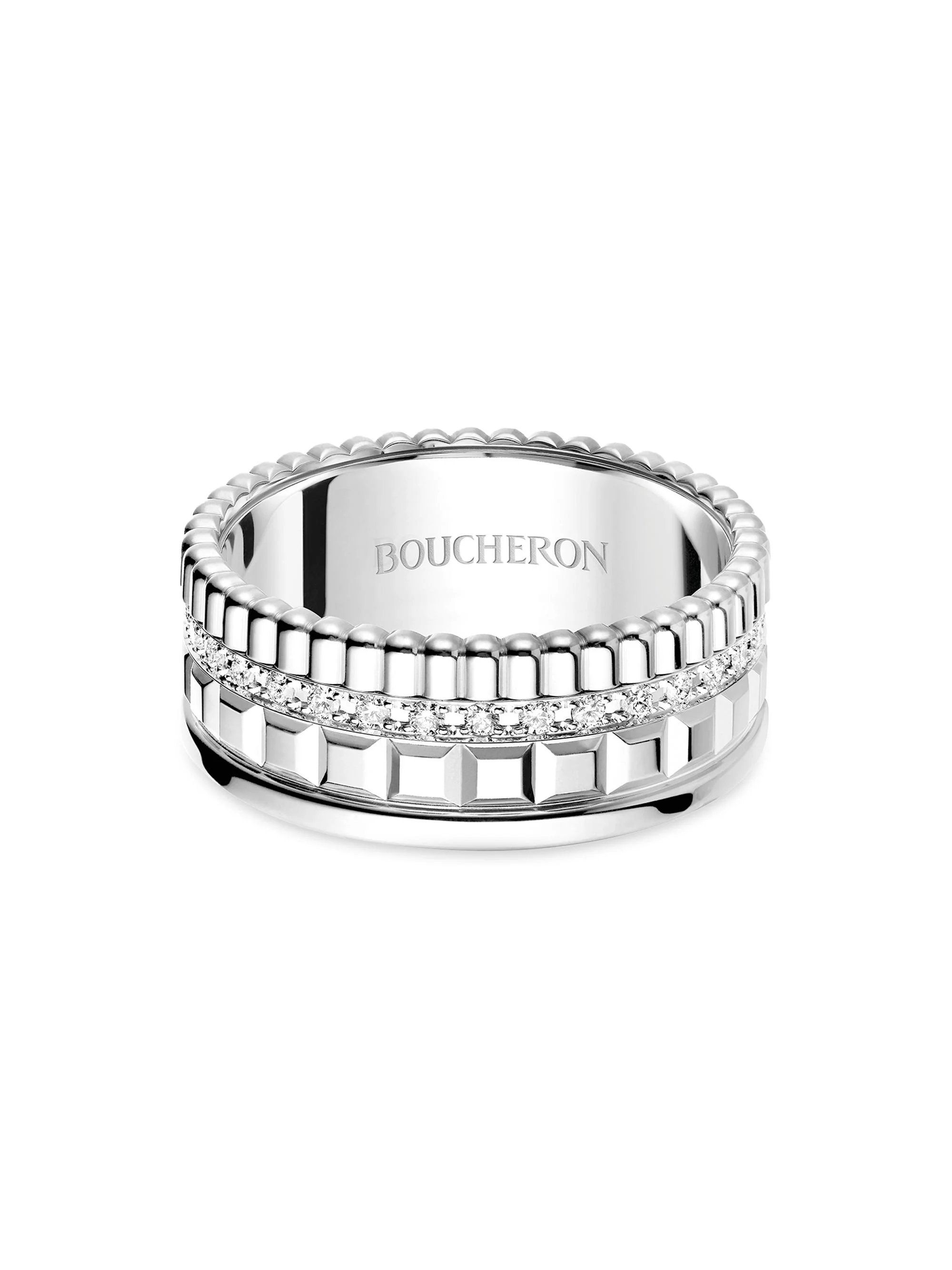 Women's Quatre Radiant 18K White Gold & 0.24 TCW Diamond Ring - 1