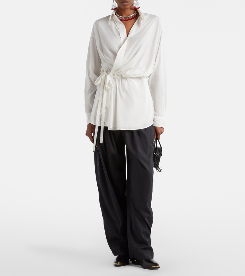 Isabel Marant Keren satin blouse outlook