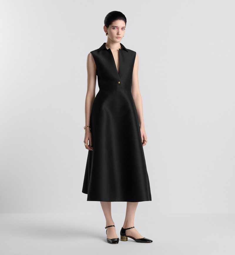 Belted Mid-Length Dress 2
