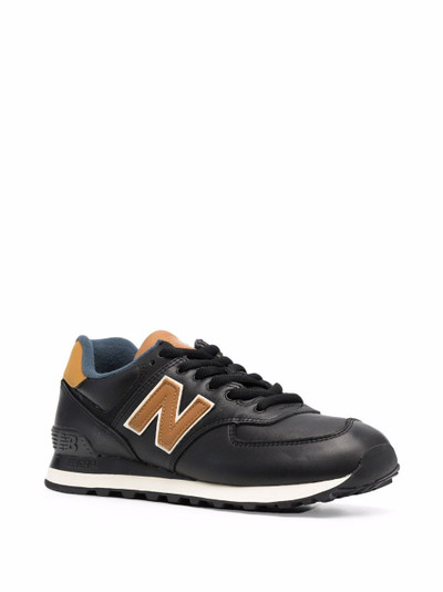 New Balance 574 leather sneakers outlook