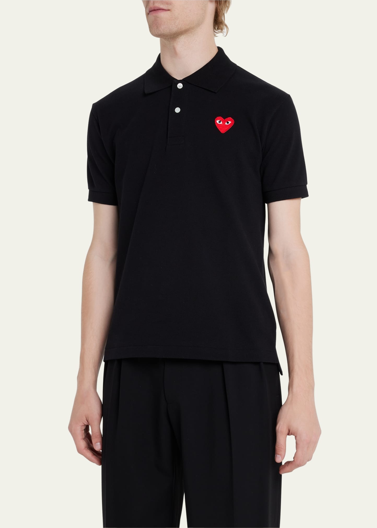 Men's Polo Shirt with Heart - 4
