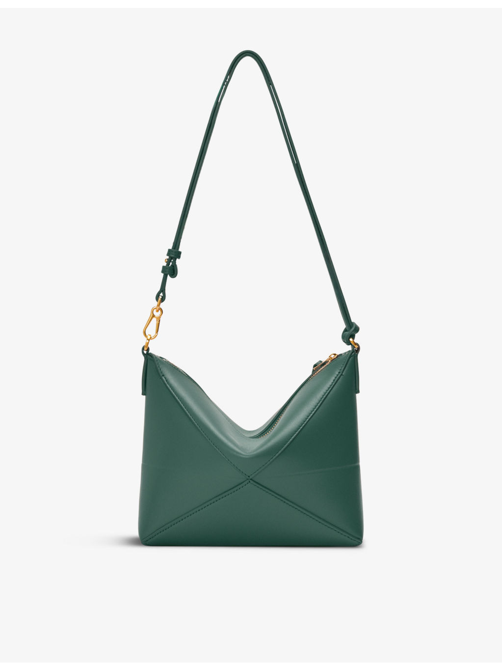 Puzzle Fold Pouch leather shoulder bag - 7