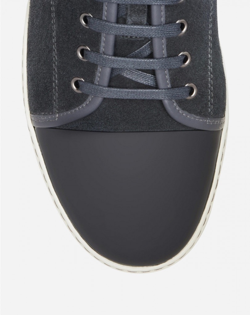 DBB1 SUEDE AND PATENT LEATHER SNEAKERS - 4